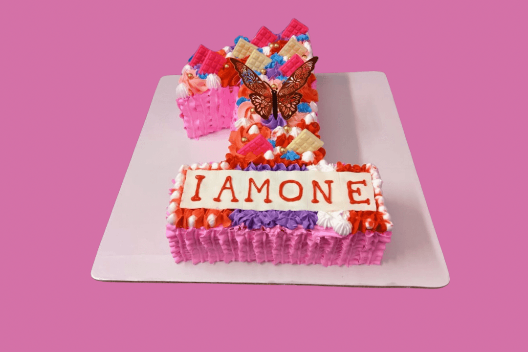 Vanilla Letter Cake (1 KG)